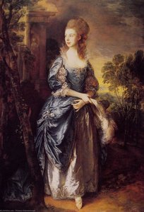 The Honourable Frances Duncombe — Thomas Gainsborough, Rococo