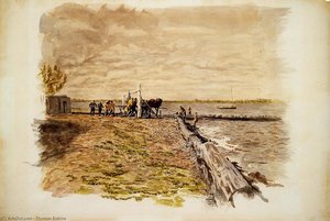 Drawing The Seine — Thomas Eakins