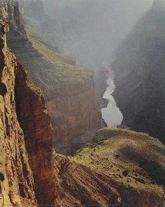 View Up Colorado River, Toroweap Point, Arizona, August 13, 1969 — Eliot Porter, Contemporary Realism