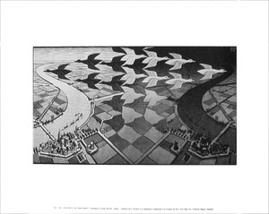 Day ^ Night, 1938 — Maurits Cornelis Escher
