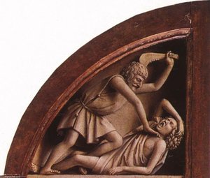 The Ghent Altarpiece: The Killing Of Abel — Jan Van Eyck, Early Netherlandish Painting