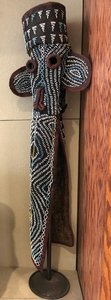 Beaded Ceremonial Elephant Mask — Bamileke Tribe