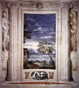 Landscape With Harbour — Paolo Veronese