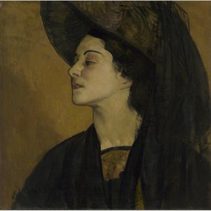 Alla Nazimova — Edward Emerson Simmons