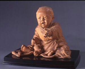 Infant With Papier-mache Dog — Hiragushi Denchū