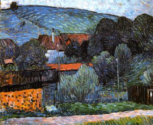 Melancholy In The Evening - Wasserburg On The Inn — Alexej Von Jawlensky