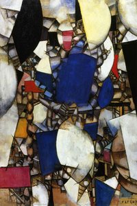 The Woman In Blue — Fernand Léger, Cubism