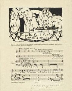 Headpiece For Elektra Sheet Of Music (elektra Notenblatt) — Lovis Corinth