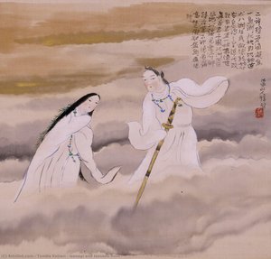 Izanagi And Izanami From — Tomita Keisen