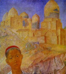 Shah-i-zinda. Samarkand — Kuzma Petrov-vodkin