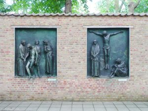 Diptix Graflegging and Kruisiging, (1950)