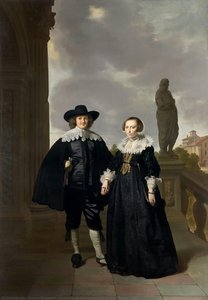 Frederick Van Velthuysen And His Wife, Josina — Thomas De Keyser
