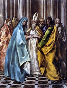 The Marriage Of The Virgin — El Greco