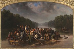 Marion Crossing The Peedee — William Tylee Ranney, Romanticism