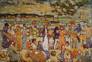 Along The Shore — Maurice Brazil Prendergast