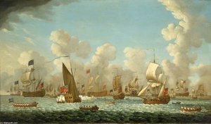 Naval Review At Spithead — Francis Swaine, Historical Realism
