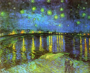 Starry Night Over The Rhone — Vincent Willem Van Gogh