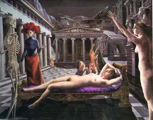 Untitled (5535) — Paul Delvaux