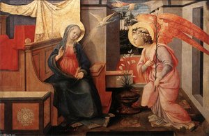 Annunciation — Filippo Di Tommaso Lippi, Early Renaissance