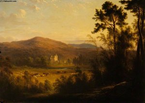 View Of A Scottish Castle