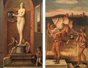 Four Allegories: Prudence And Falsehood — Giovanni Bellini, Baroque