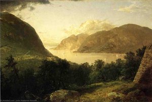 Hudson River Scene — John Frederick Kensett, Hudson River School