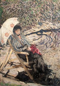 Lady With Umbrella — Izsak Perlmutter
