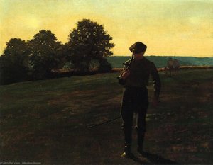 Man With A Sythe — Winslow Homer