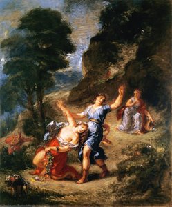 Spring - Orpheus And Eurydice — Eugène Delacroix