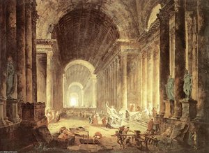 The Finding Of The Laocoön — Hubert Robert, Romantic Antiquarianism