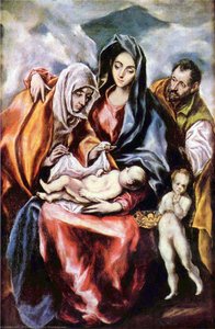 The Holy Family — El Greco
