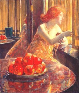 Reflections (kitty Hughes) — Frederick Childe Hassam