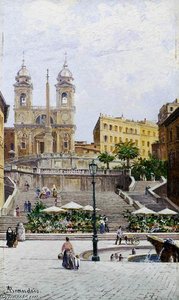 The Spanish Steps, Rome — Antonietta Brandeis