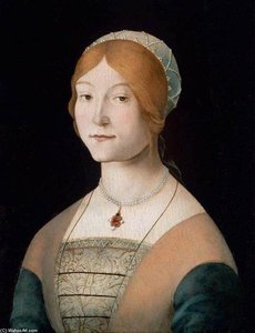 Portrait of a Woman with a Pearl Necklace