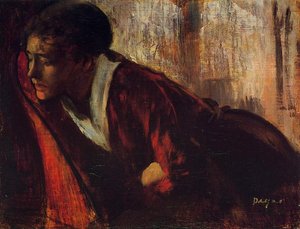 Melancholy — Edgar Degas, Impressionism