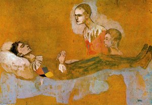 Death Of The Harlequin — Pablo Picasso