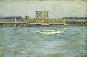 Drawbridge - Long Branch R. R. — Theodore Robinson