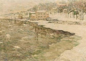 Cos Cob In Winter — Ernest Lawson