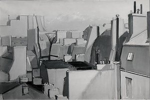 Roofs, Paris — Jean Hélion