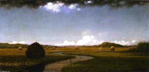 Storm Clouds Over The Marshes — Martin Johnson Heade