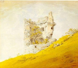 The Ruins Of Teplitz Castle — Caspar David Friedrich, Romanticism