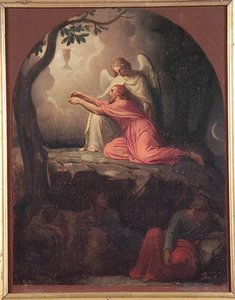 Jésus Au Jardin Des Oliviers — Cazes Romain