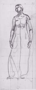 Standing Draped Figure — Ferdinand Hodler