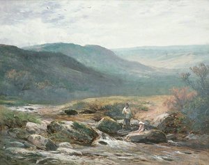 Trout Stream Near Betws-y-coed — George Turner