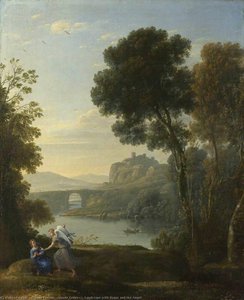 Landscape With Hagar And The Angel — Claude Lorrain (claude Gellée)
