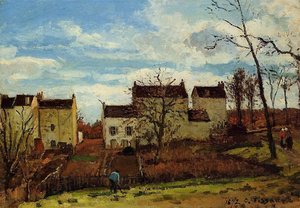 Spring At Pontoise — Camille Pissarro