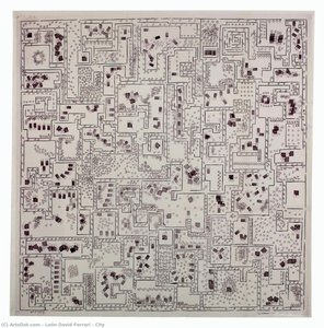City — León David Ferrari, Abstract Architectural Expression