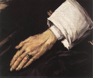 Regentesses Of The Old Men's Almshouse (detail) — Frans Hals I, Dutch Golden Age