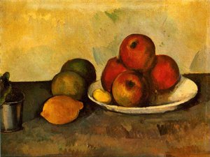 Still Life With Apples — Paul Cézanne, Post-impressionism