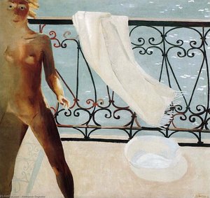 On The Balcony — Aleksandr Deyneka